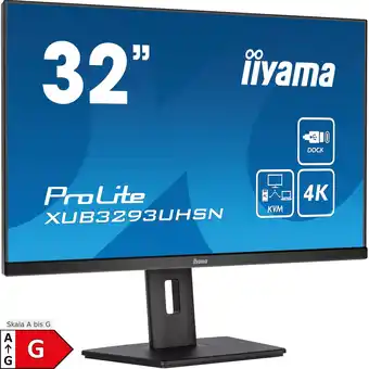 Netto Marken-Discount Iiyama LED-Monitor ProLite XUB3293UHSN-B5 Angebot