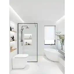 Netto Marken-Discount Home Deluxe Duschabtrennung BAKI Schwarzer Rahmen 90 x 200 cm Angebot