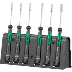 Netto Marken-Discount Wera Schraubendreher 2069/6 Elektroniker-Schraubendrehersatz + Rack Angebot