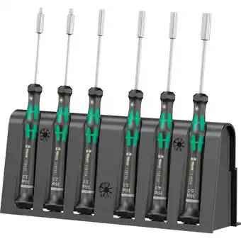 Netto Marken-Discount Wera Schraubendreher 2069/6 Elektroniker-Schraubendrehersatz + Rack Angebot