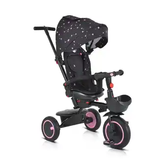 Netto Marken-Discount Byox Dreirad Tricycle Orion faltbar, PU-Reifen, drehbarer Sitz, Schiebestange rosa Angebot