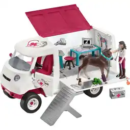Netto Marken-Discount Schleich Spielfahrzeug Horse Club Mobile Tierärztin mit Hannoveraner Fohlen Angebot