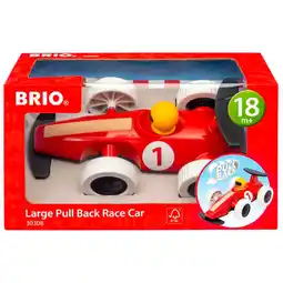 Netto Marken-Discount BRIO Spielfahrzeug Großer Rennwagen mit Rückziehmotor Angebot
