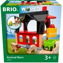 Netto Marken-Discount BRIO Spielgebäude World Tierscheune mit Heuwaggon Angebot