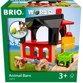Netto Marken-Discount BRIO Spielgebäude World Tierscheune mit Heuwaggon Angebot