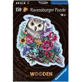 Netto Marken-Discount Ravensburger Puzzle Wooden Puzzle Geheimnisvolle Eule Angebot