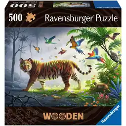Netto Marken-Discount Ravensburger Puzzle Wooden Puzzle Tiger im Dschungel Angebot