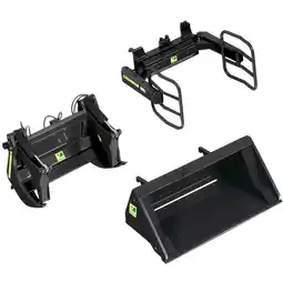 Netto Marken-Discount Wiking Modellfahrzeug Frontlader Werkzeuge Set A schwarz Angebot