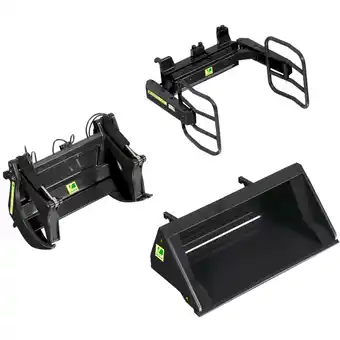 Netto Marken-Discount Wiking Modellfahrzeug Frontlader Werkzeuge Set A schwarz Angebot