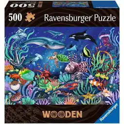 Netto Marken-Discount Ravensburger Puzzle Wooden Puzzle Unten im Meer Angebot