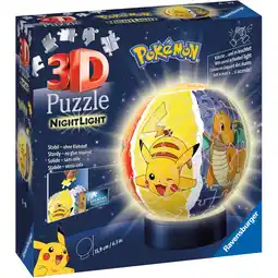 Netto Marken-Discount Ravensburger Puzzle 3D Puzzleball Nachtlicht Pokémon Angebot
