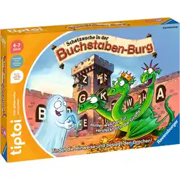 Netto Marken-Discount Ravensburger Brettspiel tiptoi Schatzsuche in der Buchstabenburg Angebot