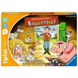 Netto Marken-Discount Ravensburger Brettspiel tiptoi Rätselspaß auf dem Bauernhof Angebot