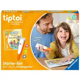 Netto Marken-Discount Ravensburger Lernbuch tiptoi Starter-Set: Mein Wörter-Bilderbuch Kindergarten Angebot
