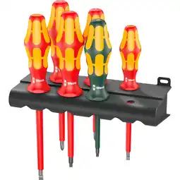 Netto Marken-Discount Wera Schraubendreher 160 i/168 i/6 Schraubendrehersatz Kraftform Plus Serie 100 + Rack Angebot