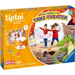 Netto Marken-Discount Ravensburger Geschicklichkeitsspiel tiptoi ACTIVE Set Kunterbuntes Tanz-Theater Angebot