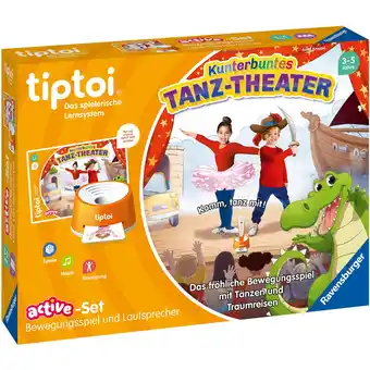 Netto Marken-Discount Ravensburger Geschicklichkeitsspiel tiptoi ACTIVE Set Kunterbuntes Tanz-Theater Angebot