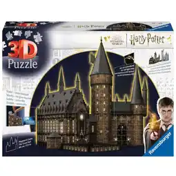 Netto Marken-Discount Ravensburger Puzzle 3D Puzzle Hogwarts Schloss - Die Große Halle Night Edition Angebot