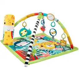 Netto Marken-Discount Fisher-Price Spielbogen/Decke Rainforest-Erlebnisdecke Krabbeldecke mit Spielbogen Angebot