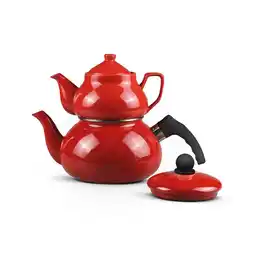 Netto Marken-Discount Teekessel 0,9 Liter und Wasserkessel 2,5 Liter Induktion Rot Angebot