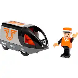 Netto Marken-Discount BRIO Spielfahrzeug World Orange-schwarzer Reisezug Angebot