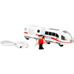 Netto Marken-Discount BRIO Spielfahrzeug World ICE Akku Zug Angebot