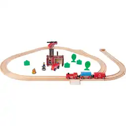 Netto Marken-Discount Eichhorn Bahn Bahn Set Feuerwehr Angebot