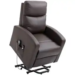 Netto Marken-Discount HOMCOM Sessel mit Aufstehhilfe Kunstleder, Schaumstoff Angebot