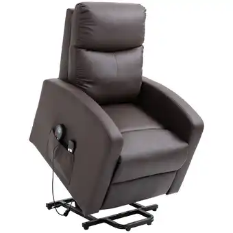 Netto Marken-Discount HOMCOM Sessel mit Aufstehhilfe Kunstleder, Schaumstoff Angebot