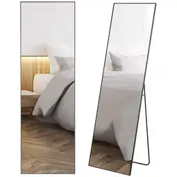 Netto Marken-Discount HOMCOM Ankleidespiegel Aluminium-Legierung, Stahl, Glas-Spiegel Angebot