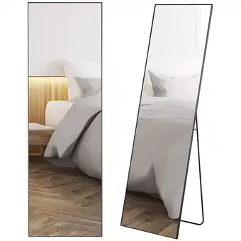 Netto Marken-Discount HOMCOM Ankleidespiegel Aluminium-Legierung, Stahl, Glas-Spiegel Angebot