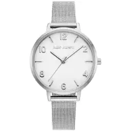 Netto Marken-Discount Julie Julsen Damenuhr Edelstahl silberfarben Basic silver Angebot