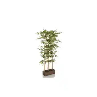 Netto Marken-Discount hjh OFFICE Kunstpflanze BAMBUS I Kunststoff, Stoff Angebot
