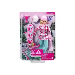 Netto Marken-Discount Mattel HCN32 - Barbie - You can be anything - Wintersport Puppe inkl. Zubehör, 30 cm, Spielset Angebot
