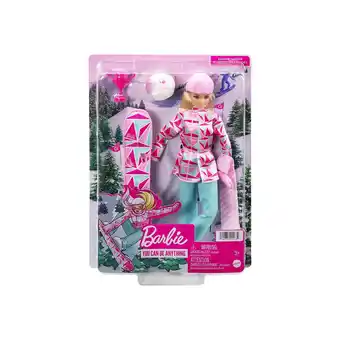 Netto Marken-Discount Mattel HCN32 - Barbie - You can be anything - Wintersport Puppe inkl. Zubehör, 30 cm, Spielset Angebot