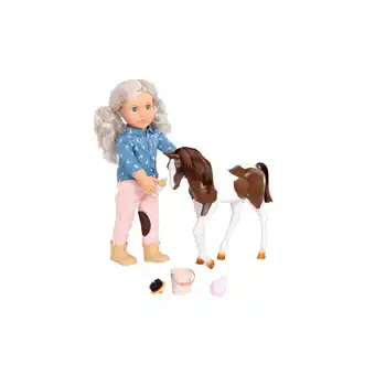 Netto Marken-Discount Our Generation Puppe Yanira 46cm mit Fohlen Angebot