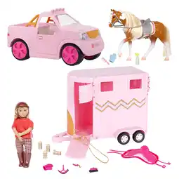 Netto Marken-Discount LORI Puppe Briella mit Pferde Reise Set Angebot