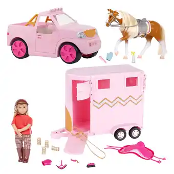 Netto Marken-Discount LORI Puppe Briella mit Pferde Reise Set Angebot