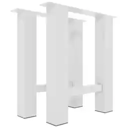 Netto Marken-Discount CLP 2er Set Tischbeine Hunker I Höhe 76 cm I Pulverbeschichtetes Gestell Angebot