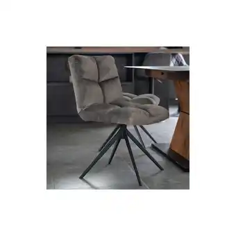 Netto Marken-Discount HOME DELUXE Esszimmerstuhl drehbar 2er Set NODA – Samt Hellgrau Angebot