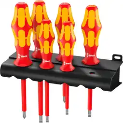 Netto Marken-Discount Wera Schraubendreher 160 i/6 Rack Schraubendrehersatz Kraftform Plus Serie 100 + Rack Angebot