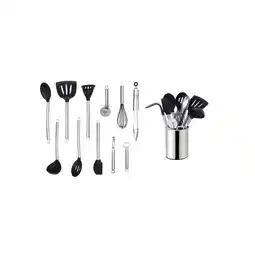 Netto Marken-Discount ECHTWERK Küchenhelfer Set 12-teilig silber Angebot