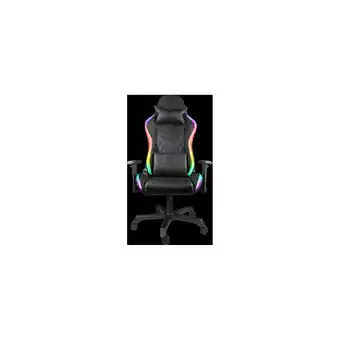 Netto Marken-Discount Deltaco GAM-080 Gamingstuhl Kunstleder m. RGB LED schwarz Angebot
