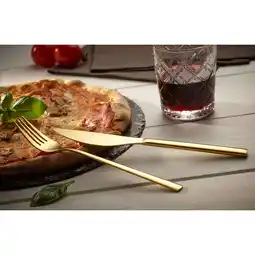 Netto Marken-Discount Pizzabesteck Set Bari 8tlg - gold Angebot