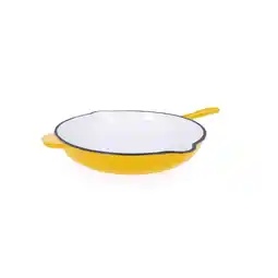 Netto Marken-Discount Gusseisen Bratpfanne gelb Angebot
