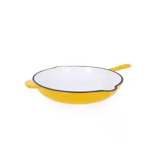 Netto Marken-Discount Gusseisen Bratpfanne gelb Angebot