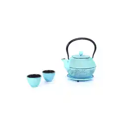 Netto Marken-Discount Teeservice aus Gusseisen hellblau 1,1L Angebot