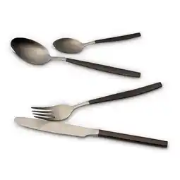 Netto Marken-Discount ECHTWERK Besteck Set Positano 20tlg sil/sw Angebot