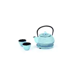Netto Marken-Discount Teeservice aus Gusseisen hellblau 0,8L Angebot