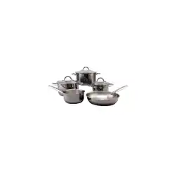 Netto Marken-Discount Kochtopf-Set 8tlg aus Edelstahl, schwarz Angebot